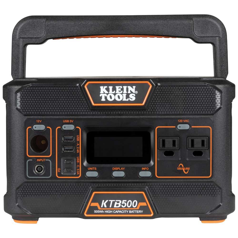 Klein Tools KTB500 Portable Power Station, 500W