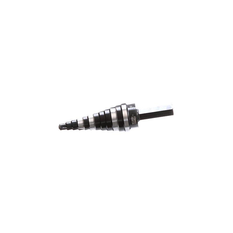 Klein Tools KTSB14 Step Drill Bit #14 Double-Fluted, 3/16 to 7/8-Inch