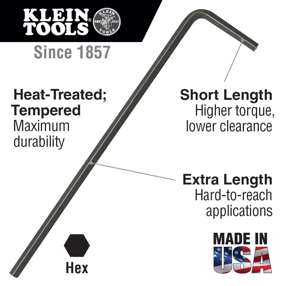 Klein Tools LL12 33088 3/16 In Hex Key (1 EA)