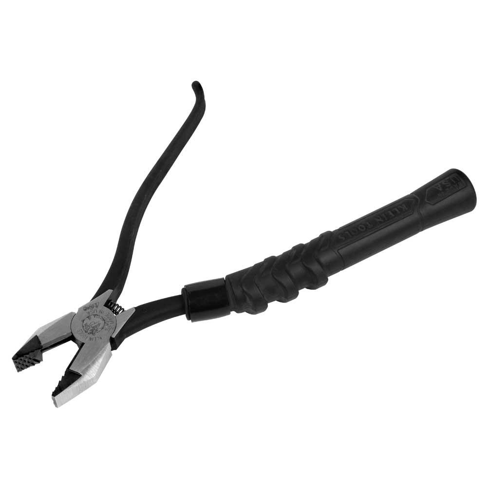 Klein Tools M2017CSTA Slim-Head Ironworker's Pliers Comfort Grip, Aggressive Knurl, 9-Inch