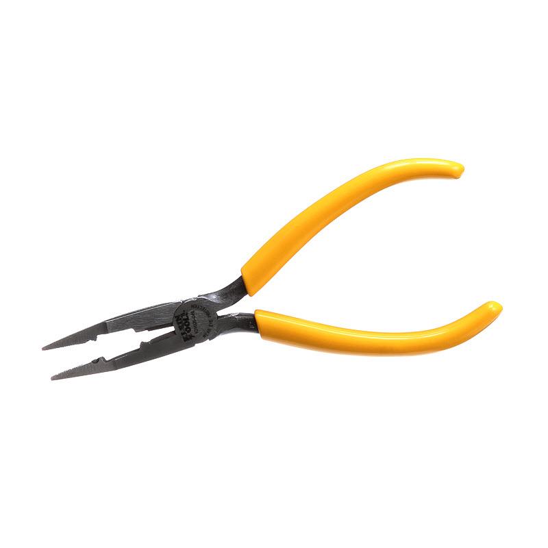 Klein Tools VDV026-049 Pliers, Connector Crimping Needle Nose, 7-Inch