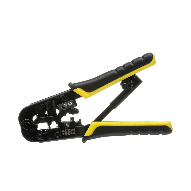 Klein Tools VDV226-011-SEN Ratcheting Data Cable Crimper / Stripper / Cutter