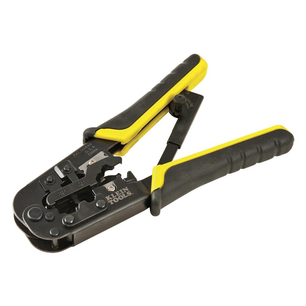 Klein Tools VDV226-011-SEN Ratcheting Data Cable Crimper / Stripper / Cutter