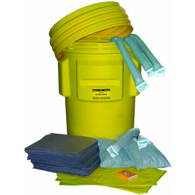 Oil Dri L90415 19" L x 15" W 70 gal/kit Capacity Oil-Dri Yellow Hazmat Spill Response Kit