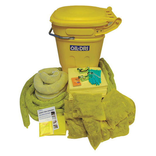 Oil Dri L90495 244Pc 100gal Yellow Hazmat Spill Response Kit