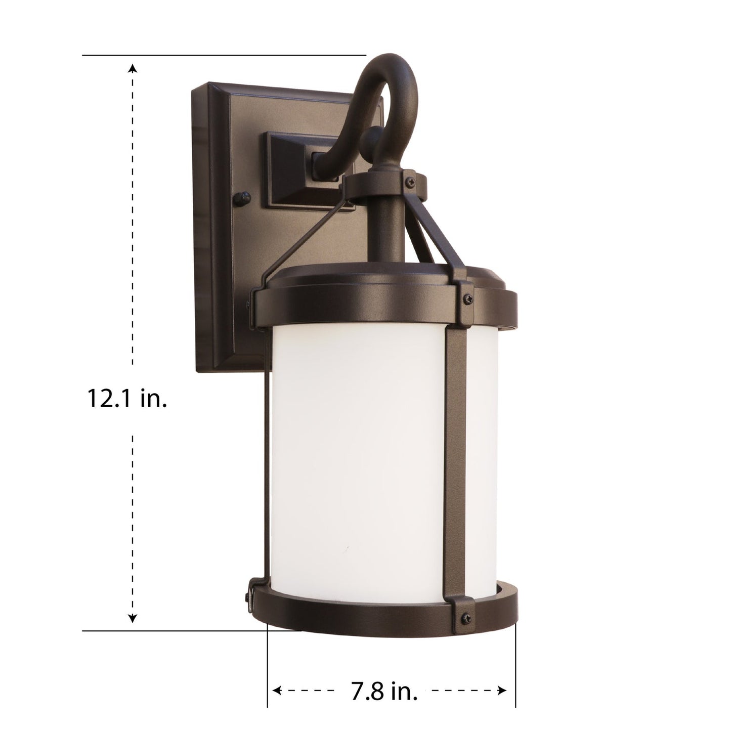 Feit Electric LAN11RND/SYNC/BZ 11 in. OneSync Landscape 120V Bronze Round Decorative Lantern