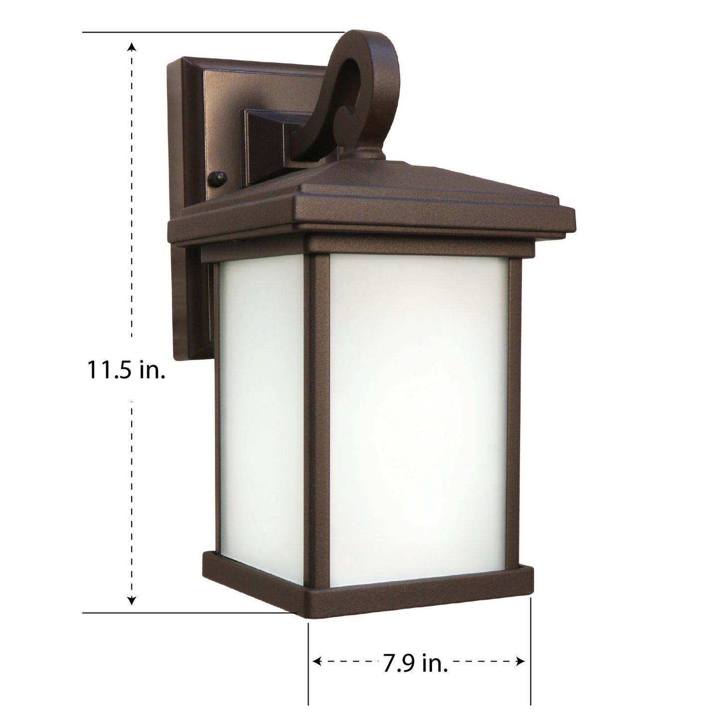 Feit Electric LAN11SQ/SYNC/BZ 11 in. OneSync Landscape 120V Bronze Square Decorative Lantern