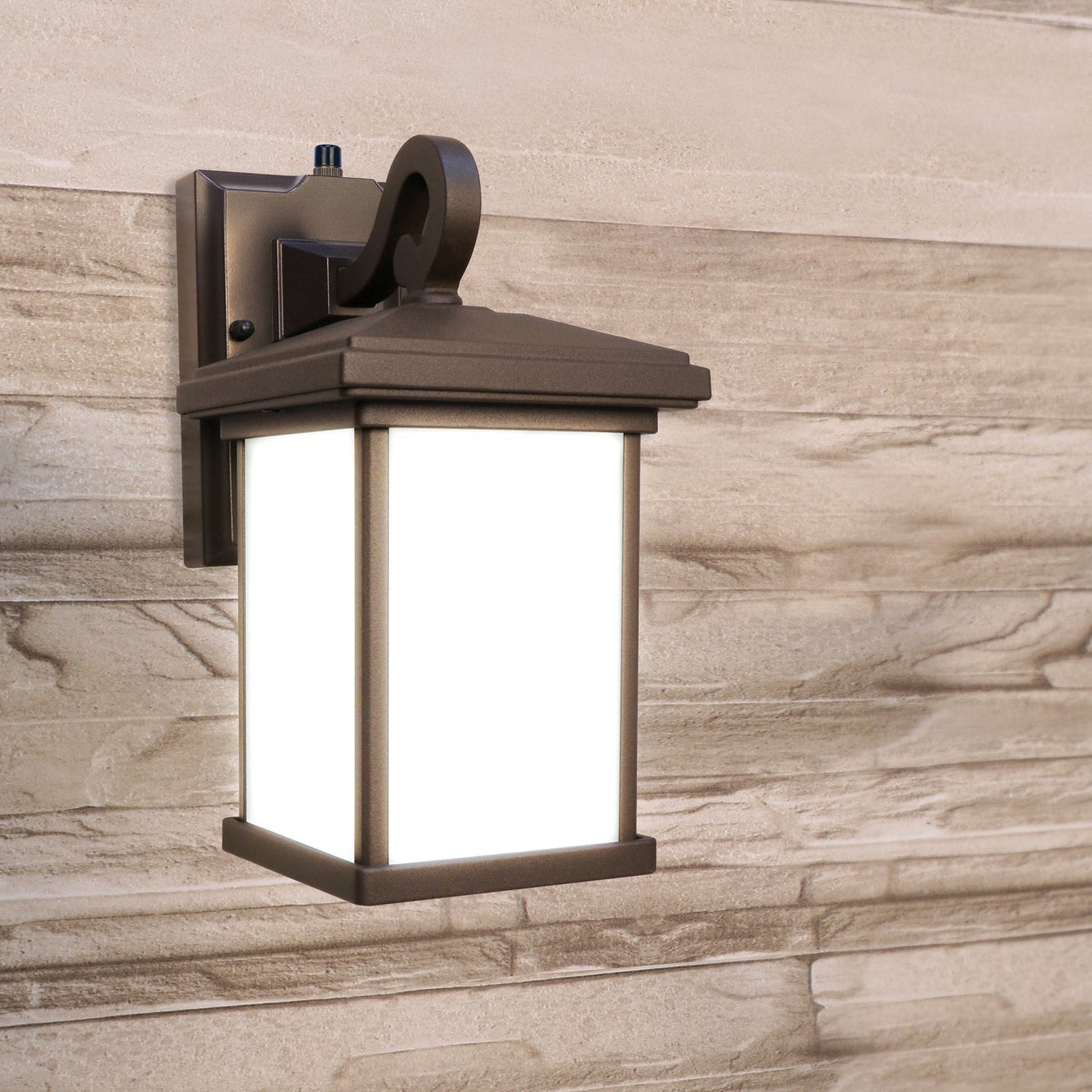 Feit Electric LAN11SQ/SYNC/BZ 11 in. OneSync Landscape 120V Bronze Square Decorative Lantern
