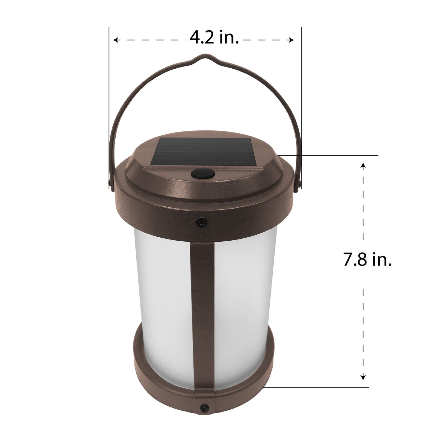 Feit Electric LAN4RND/SYNC/SOL/BZ OneSync Landscape LED Round Solar Lantern