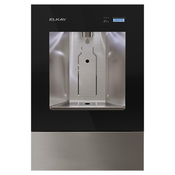 Elkay LBWDC00BKC ezH2O Liv® Pro In-Wall Commercial Filtered Water Dispenser Non-refrigerated Midnight