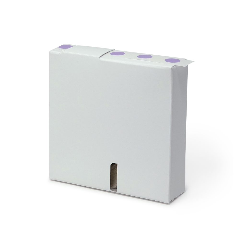 Globe Scientific LCR-13L Label Rolls Cryo 13mm Dots for 1.5-2mL Tubes Lavender