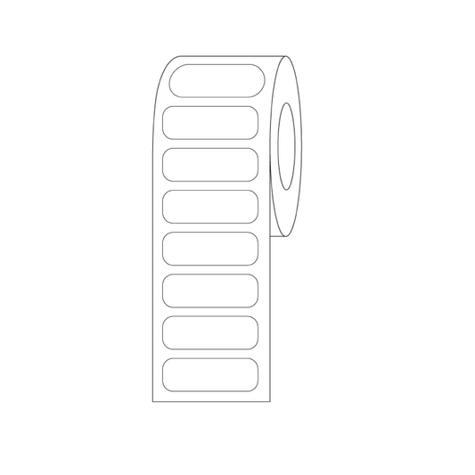 Globe Scientific LCR-21X7W Label Rolls Cryo 21x7mm for 0.5mL Tubes White