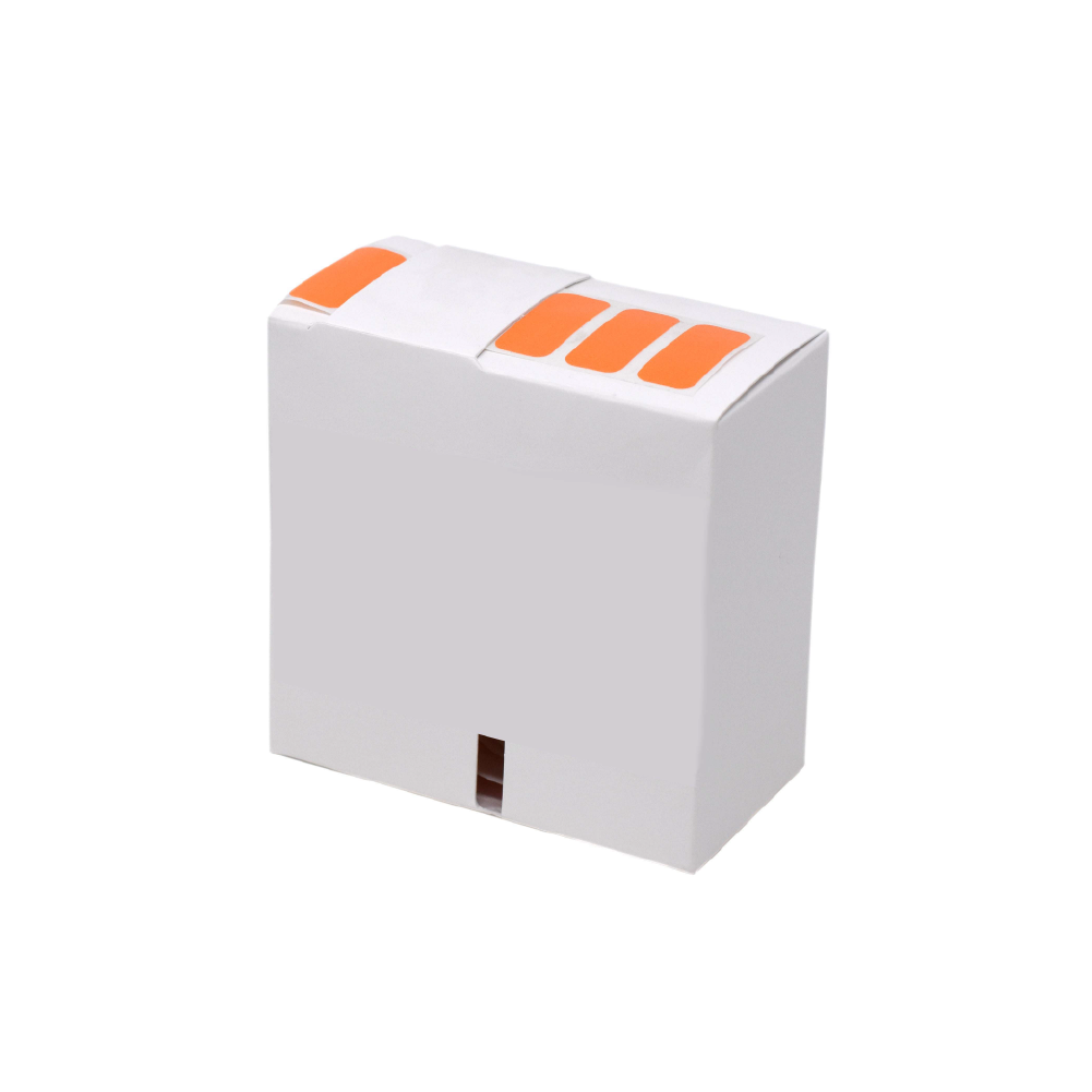 Globe Scientific LCR-33X13N Label Rolls Cryo 33x13mm for 1.5/2mL Tubes Orange