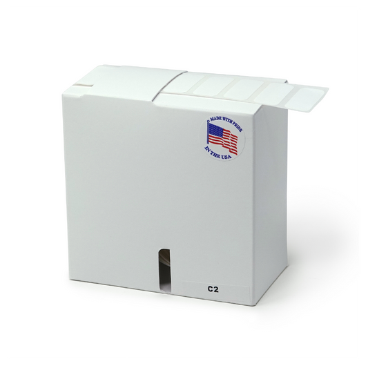 Globe Scientific LCR-33X13W Label Rolls Cryo 33x13mm for 1.5/2mL Tubes White