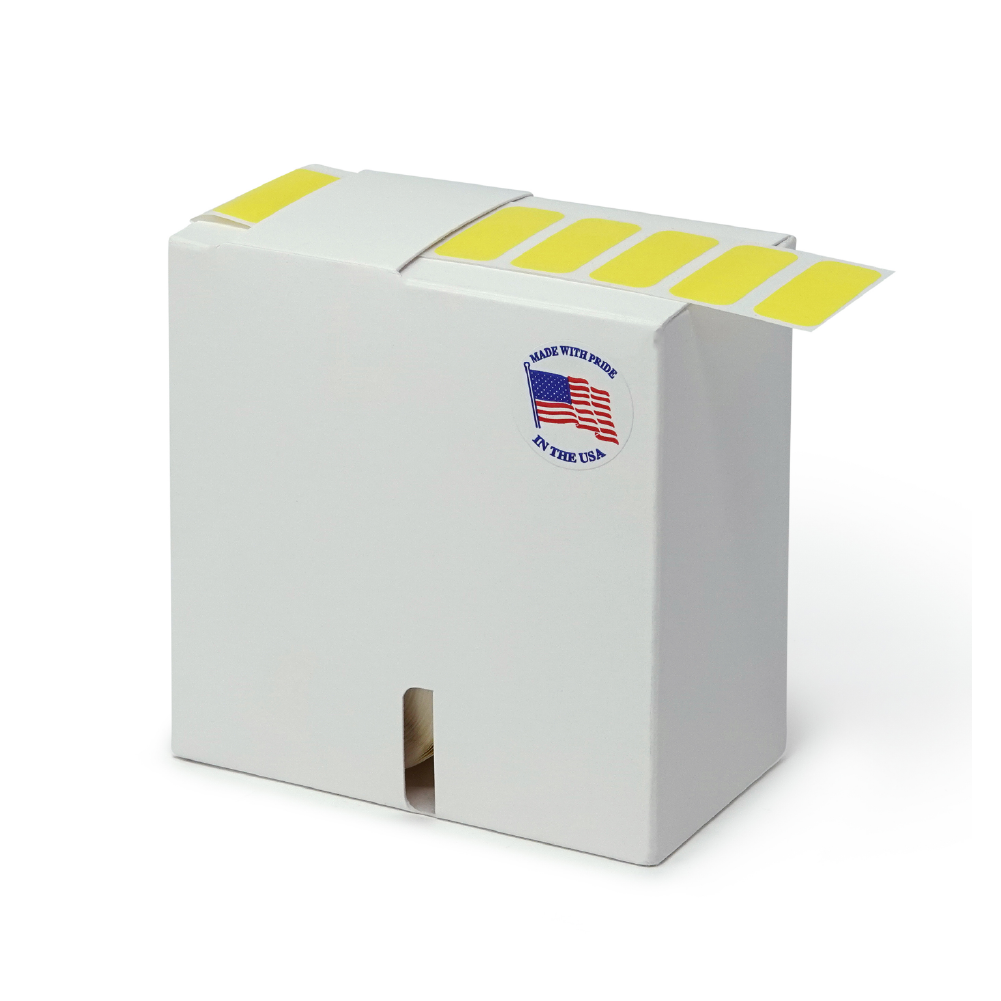 Globe Scientific LCR-33X13Y Label Rolls Cryo 33x13mm for 1.5/2mL Tubes Yellow