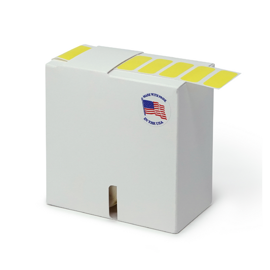 Globe Scientific LCR-33X13Y Label Rolls Cryo 33x13mm for 1.5/2mL Tubes Yellow