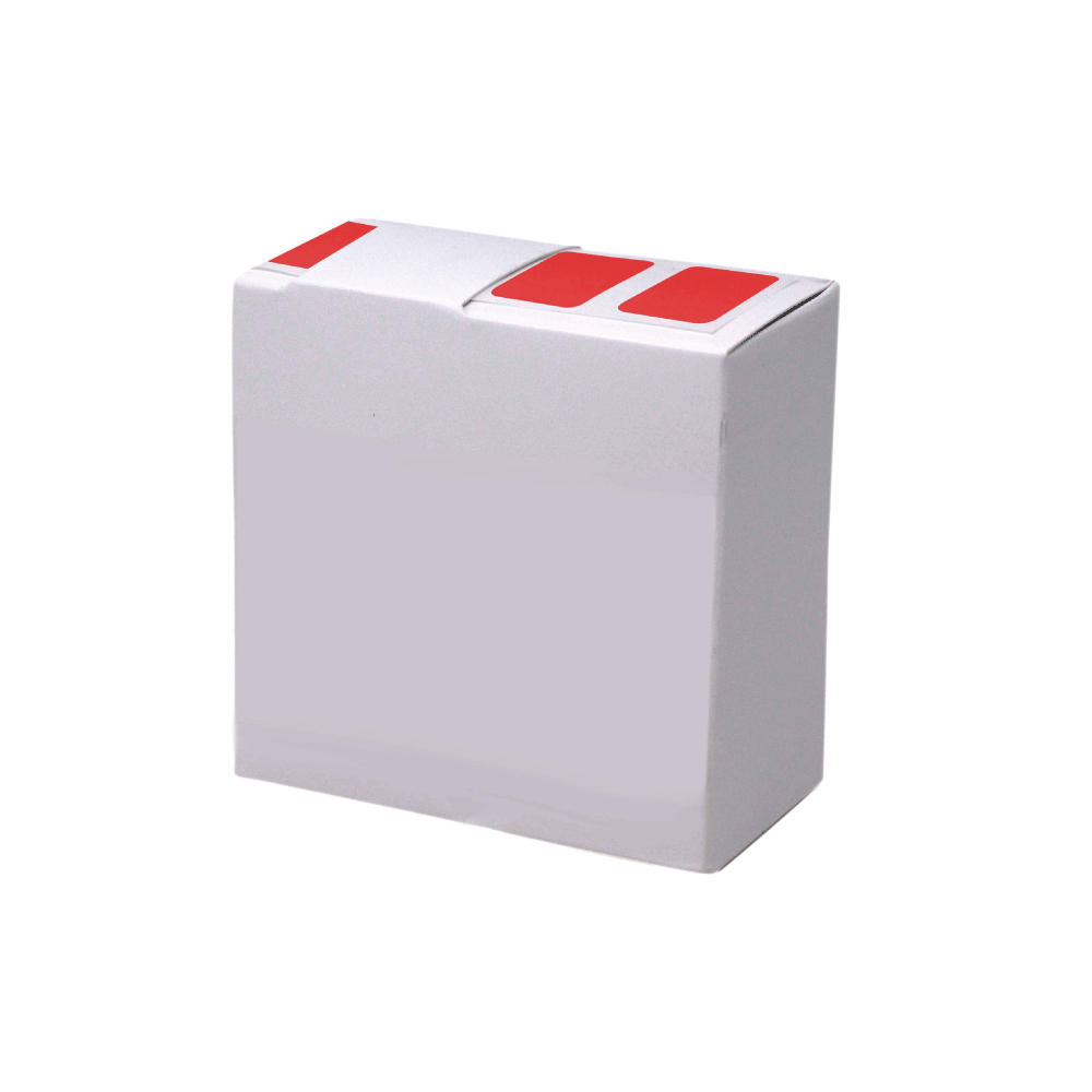 Globe Scientific LCR-38X19R Label Rolls Cryo 38x19mm for General Use Red