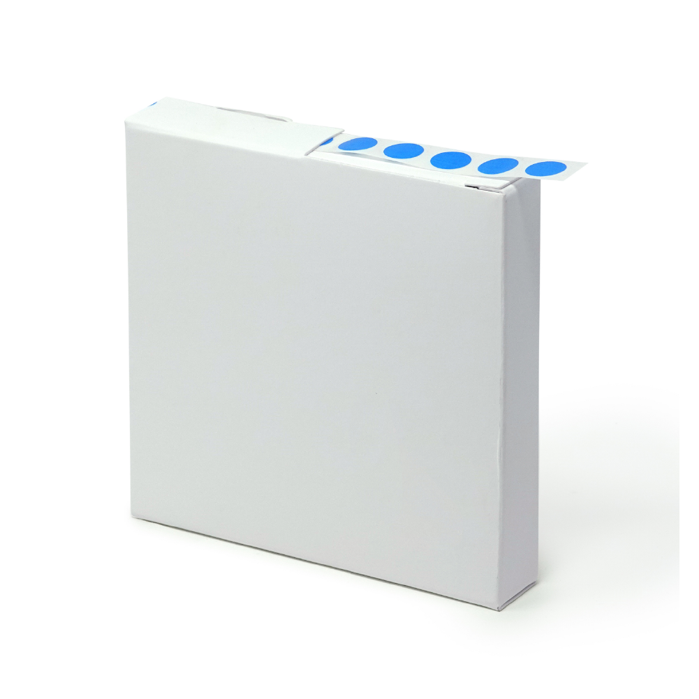 Globe Scientific LCR-95B Label Rolls Cryo 9.5mm Dots for 0.5-1.5mL Tubes Blue