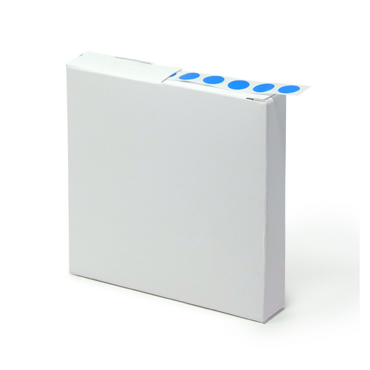Globe Scientific LCR-95B Label Rolls Cryo 9.5mm Dots for 0.5-1.5mL Tubes Blue