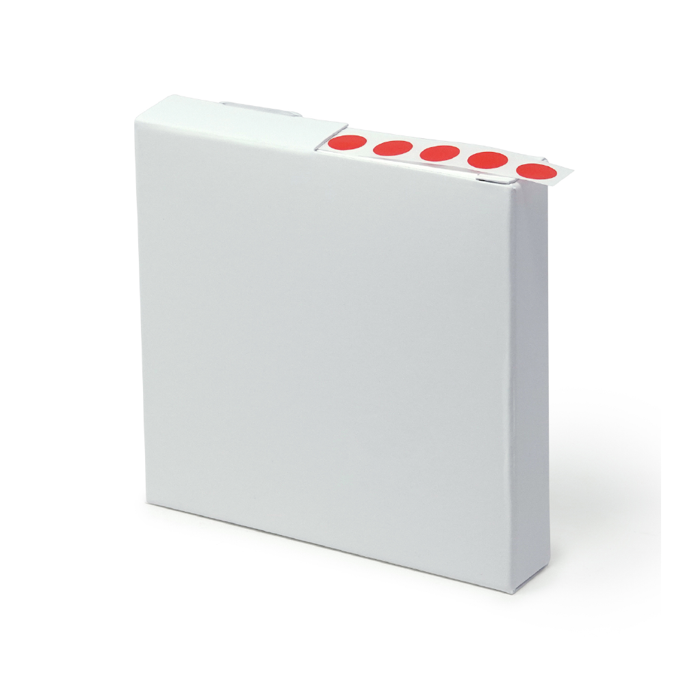 Globe Scientific LCR-95R Label Rolls Cryo 9.5mm Dots for 0.5-1.5mL Tubes Red
