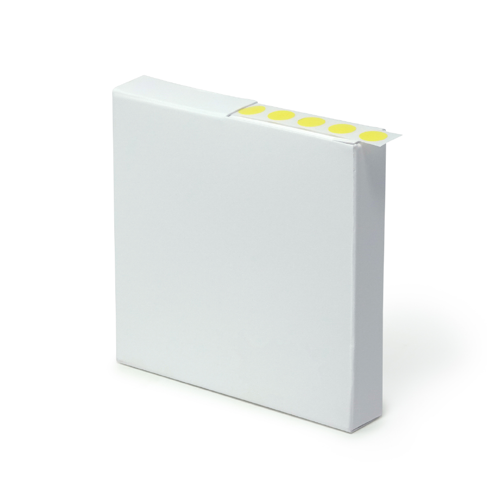 Globe Scientific LCR-95Y Label Rolls Cryo 9.5mm Dots for 0.5-1.5mL Tubes Yellow