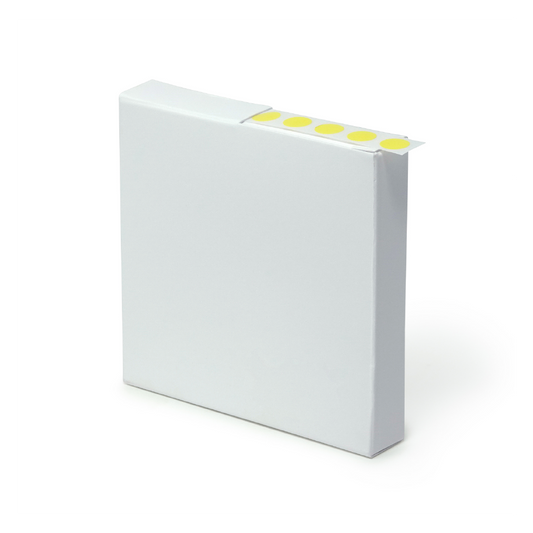 Globe Scientific LCR-95Y Label Rolls Cryo 9.5mm Dots for 0.5-1.5mL Tubes Yellow