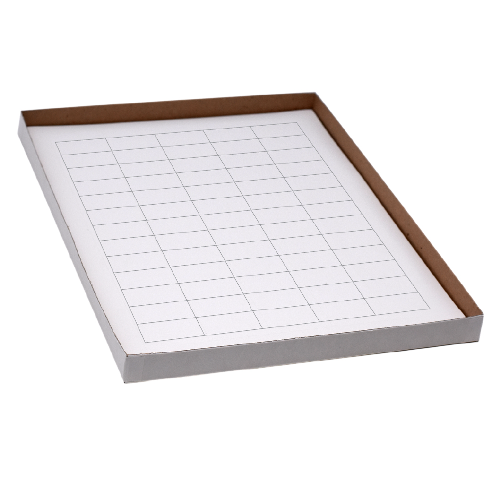 Globe Scientific LCS-38X19W Label Sheets Cryo 38x19mm for General Use 20 Sheets 60 Labels per Sheet White