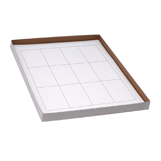 Globe Scientific LCS-76X51W Label Sheets Cryo 76x51mm for Racks and Boxes White