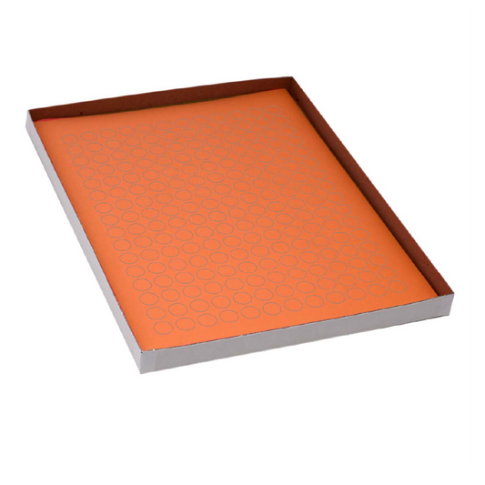 Globe Scientific LCS-D13N Label Sheets Cryo 13mm Dots for 1.5-2mL Tubes 20 Sheets 192 Labels per Sheet Orange