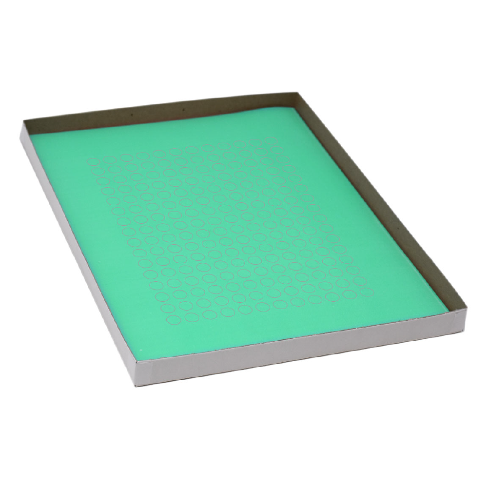 Globe Scientific LCS-D95G Label Sheets Cryo 9.5mm Dots for 0.5-1.5mL Tubes 20 Sheets 192 Labels per Sheet Green