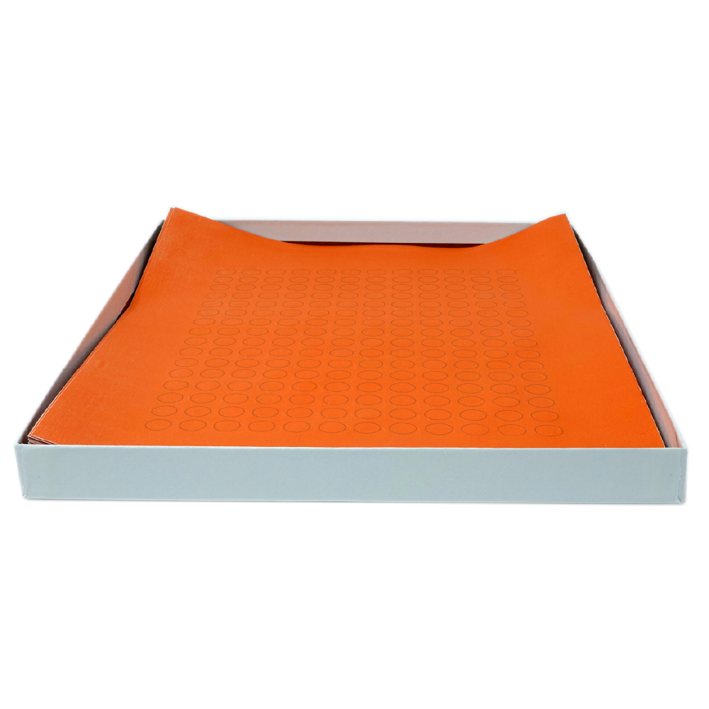 Globe Scientific LCS-D95N Label Sheets Cryo 9.5mm Dots for 0.5-1.5mL Tubes 20 Sheets 192 Labels per Sheet Orange