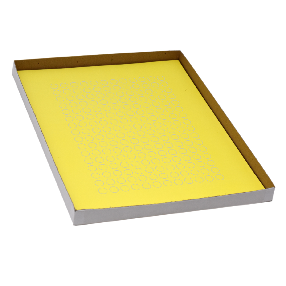 Globe Scientific LCS-D95Y Label Sheets Cryo 9.5mm Dots for 0.5-1.5mL Tubes 20 Sheets 192 Labels per Sheet Yellow