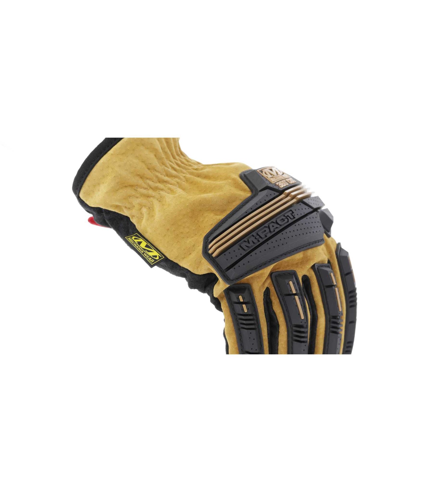 Mechanix Wear LDMPLT-X75-008 Leather M-Pact® Driver C4-360 Leather Impact Resistant Gloves, Size-S