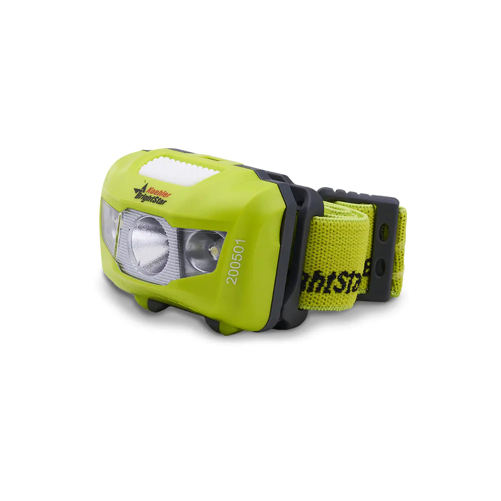 KBS 200501 Vision LED Headlamp, Hi-Vis Green, C1D1 Approved