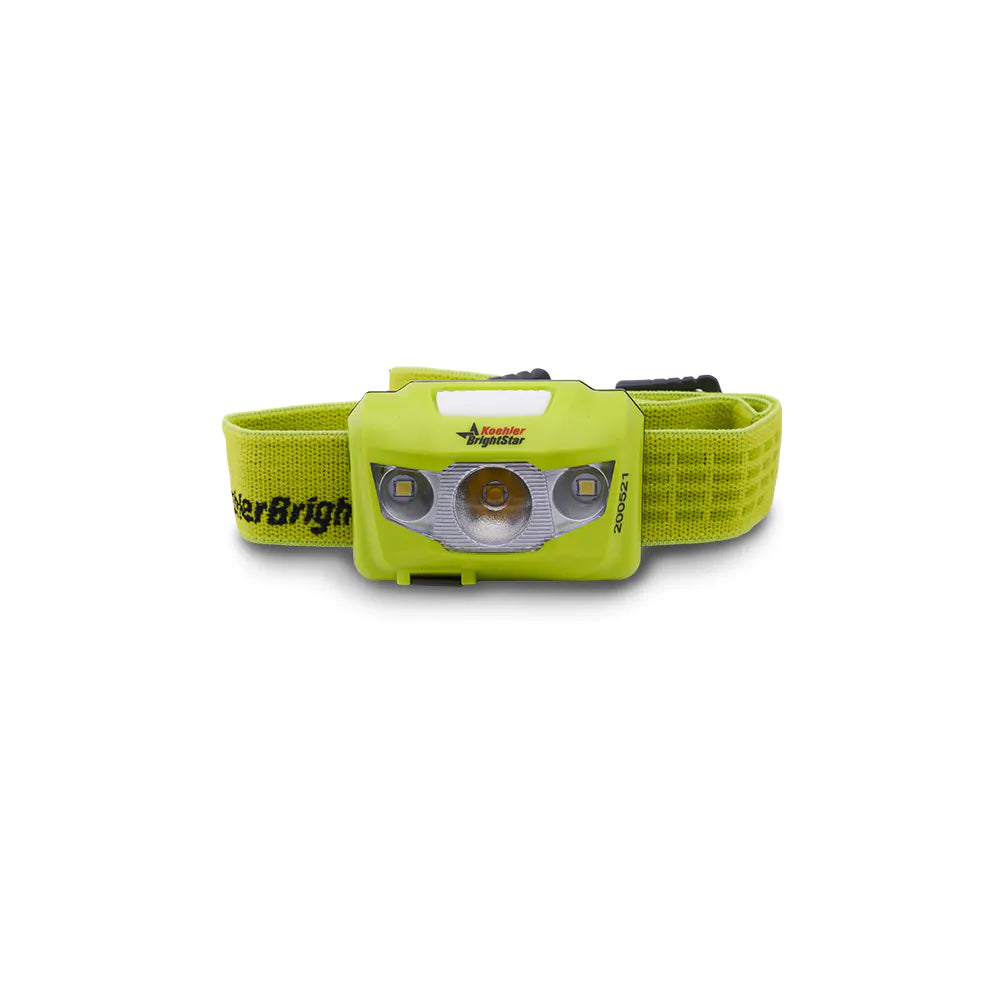 KBS 200521 Vision Rechargeable LED Headlamp, Hi-Vis Green