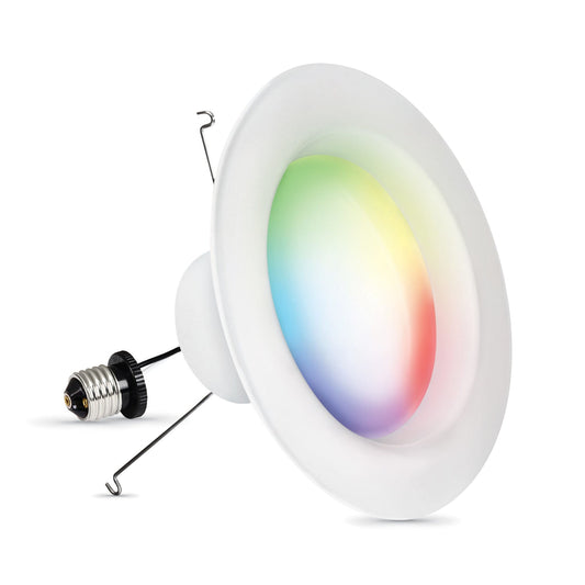 Feit Electric LEDR6/RGBW/AG 6 in. 11.1W (75W Replacement) Color Changing Smart Alexa Google Wi-Fi Recessed Downlight