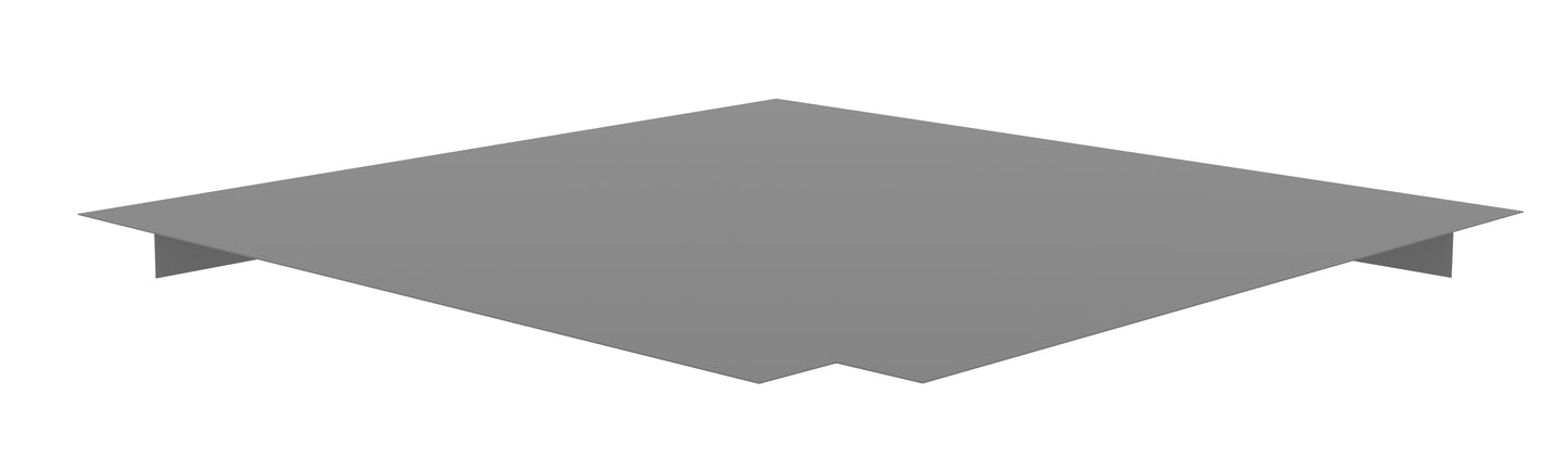 Tennsco LFCF-21 Locker Flat Top Corner Filler