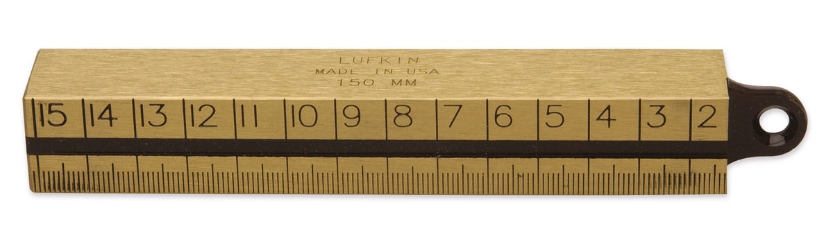 Lufkin T150MMN 20 oz. Outage Solid Brass Square Metric Plumb Bob