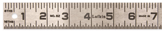 Lufkin 622FTN 1-1/4" x 2' Steel Rule