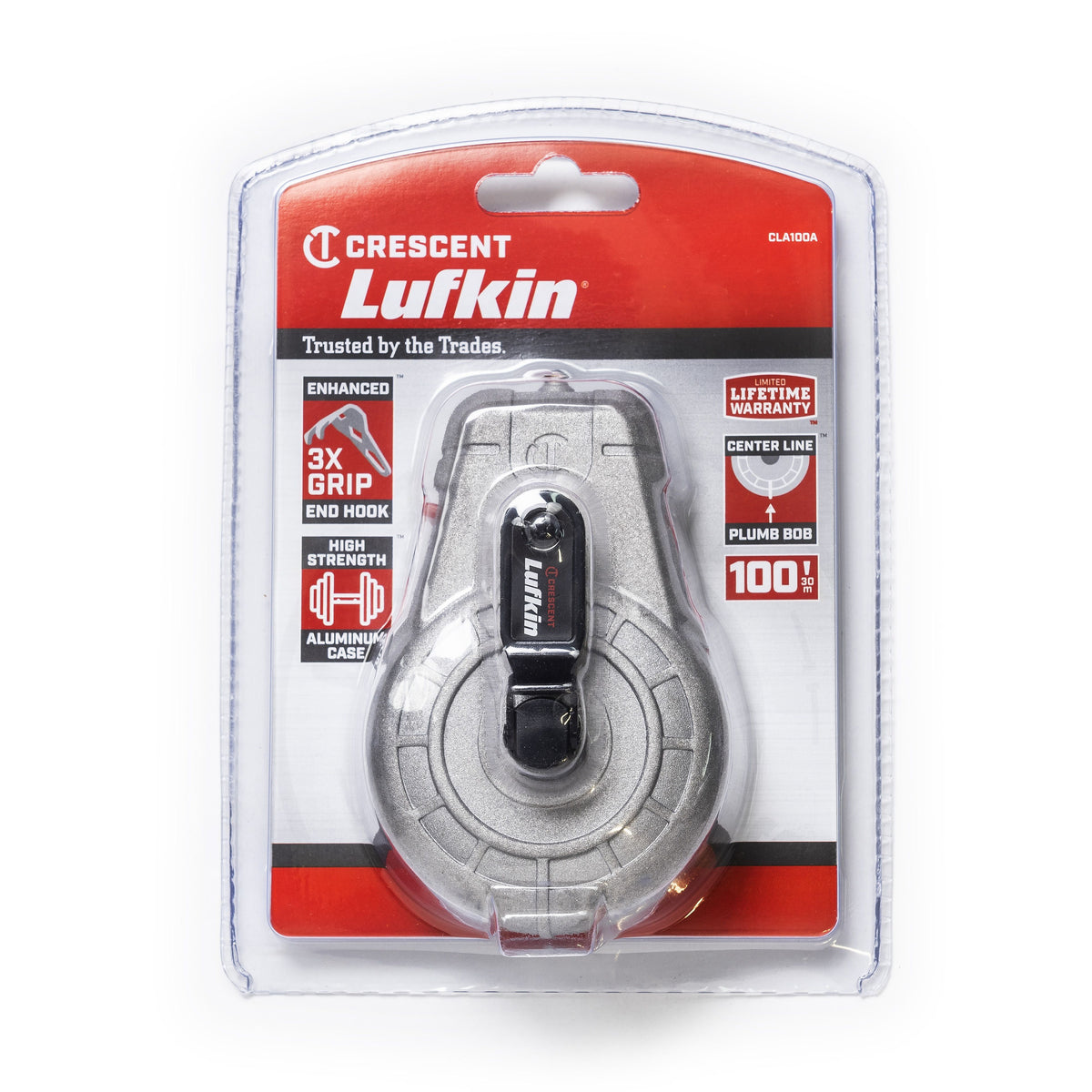 Lufkin CLA100A 100' Aluminum Chalk Reel