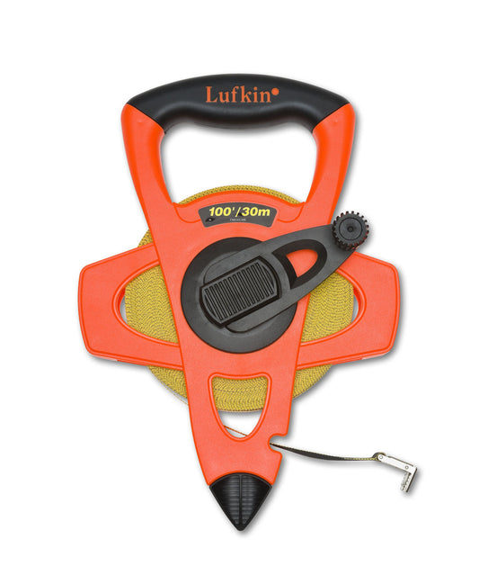 Lufkin FM030CME 1/2" x 30m/100' Fiberglass SAE/Metric Dual Sided Tape Measure