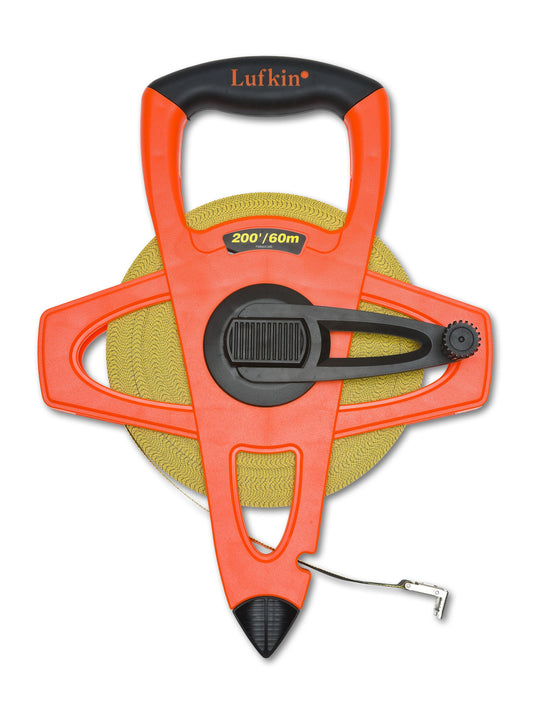 Lufkin FM060CME 1/2" x 60m/200' Fiberglass SAE/Metric Dual Sided Tape Measure