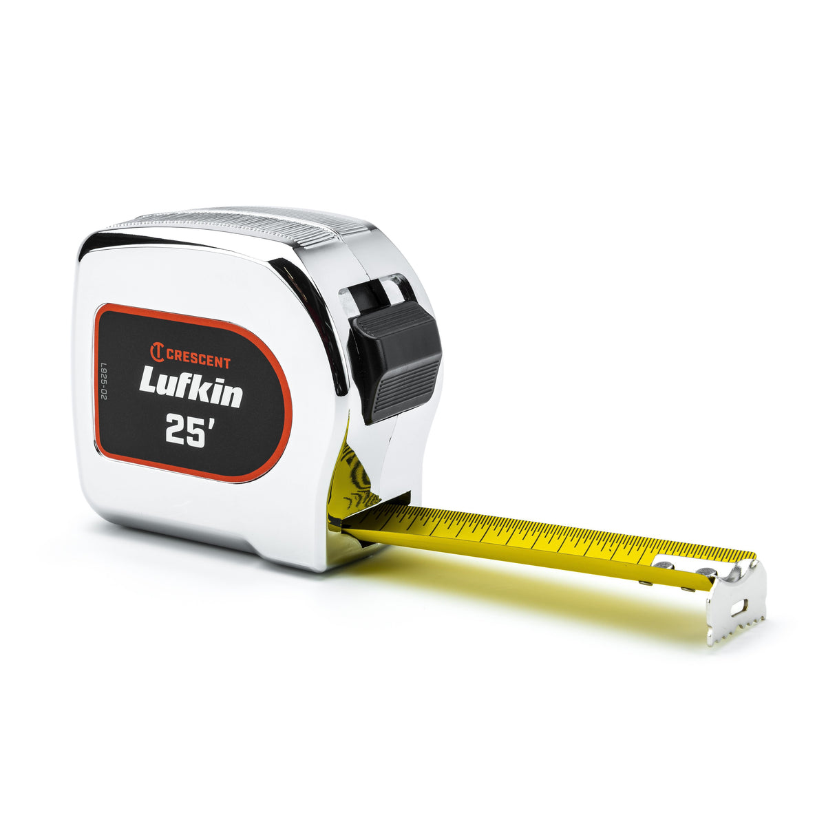Lufkin L925CME-02 1-1/8" x 8m/26' Chrome Case Yellow Clad Tape Measure