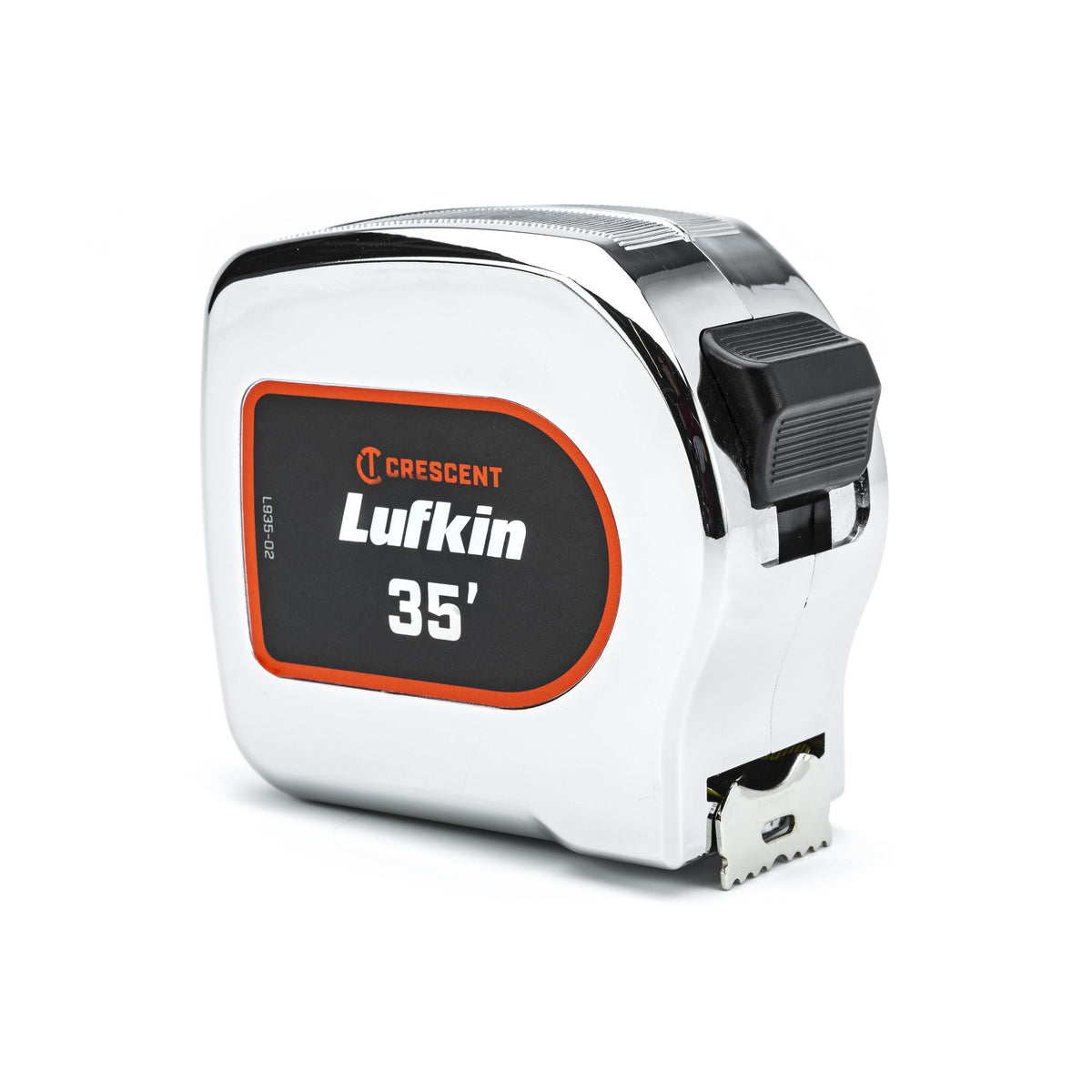 Lufkin L935-02 1-1/8" x 35' Chrome Case Yellow Clad Tape Measure