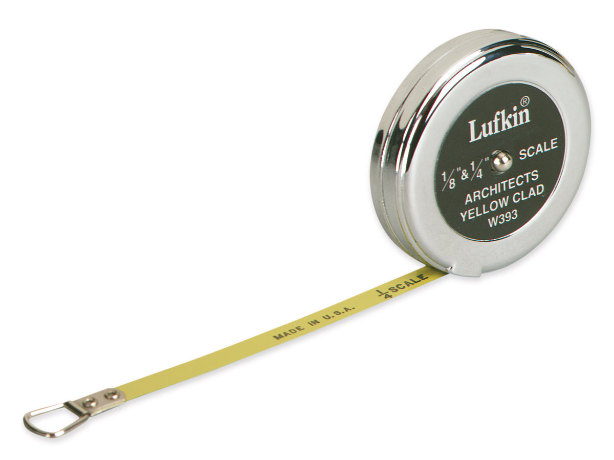 Lufkin W393 1/4" x 5' Architect's Pocket Scale