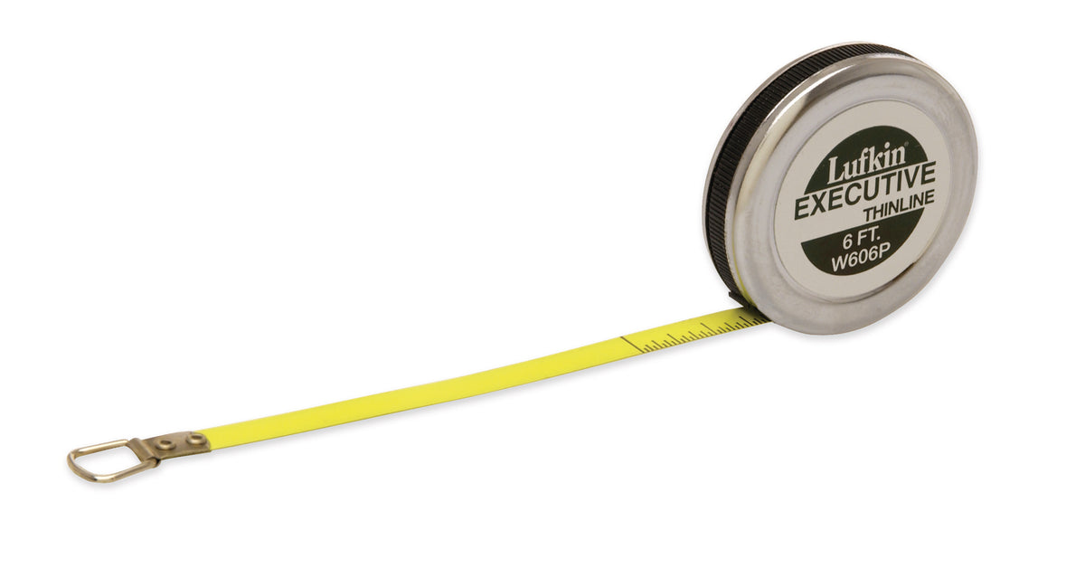 Lufkin W606P 1/4" X 6" Short Executive Diameter Pocket Tape