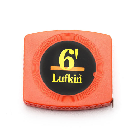 Lufkin W616BO 1/4" x 6' Pee Wee® Case Yellow Clad Pocket Tape Measure