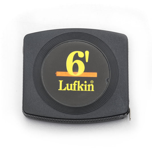 Lufkin W616 1/4" x 6' Pee Wee® Yellow Clad Pocket Tape Measure