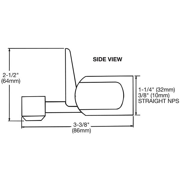 Elkay LK109A Glass Filler Chrome