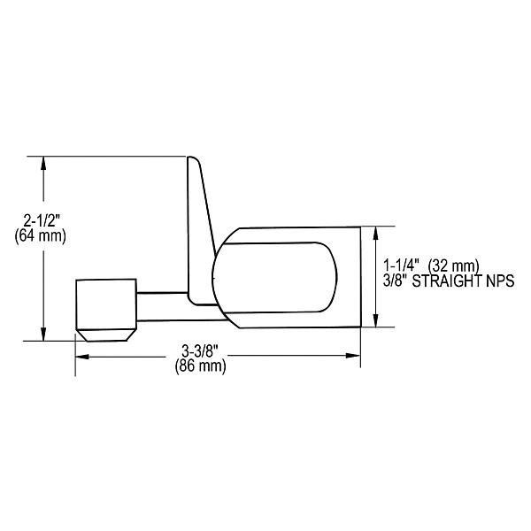 Elkay LK109A Glass Filler Chrome